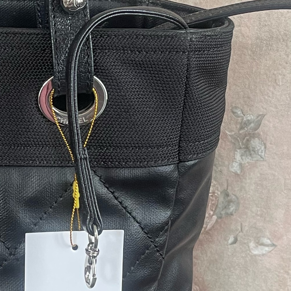 CHANEL PARIS BARRITZ MEDIUM BLACK TOTE - Picture 14 of 14
